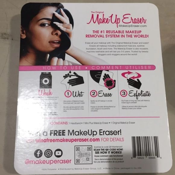 MakeUp Eraser Makeup The Original Makeup Eraser W Mini Headband